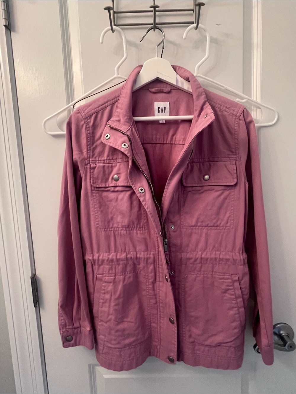 GAP Women's Utility Jacket - Dusty Rose Pink